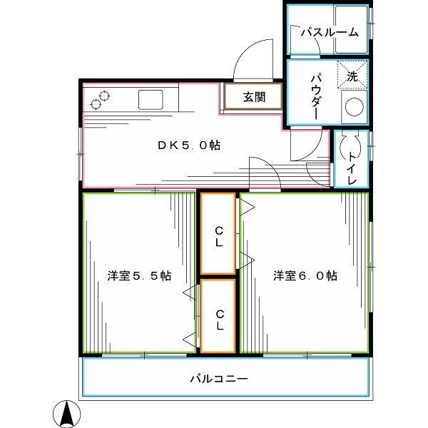 東京都中野区野方６ 野方駅 2DK マンション 賃貸物件詳細