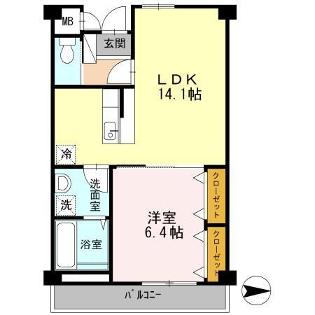 広島県福山市南本庄２ 備後本庄駅 1LDK マンション 賃貸物件詳細