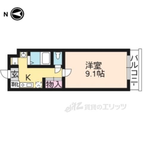 京都府京都市南区東九条明田町 九条駅 1K マンション 賃貸物件詳細