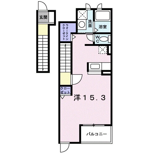 シュクレ　せがみＩＩ 2階 ワンルーム 賃貸物件詳細