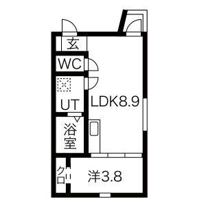愛知県名古屋市南区曽池町３ 桜駅 1LDK アパート 賃貸物件詳細