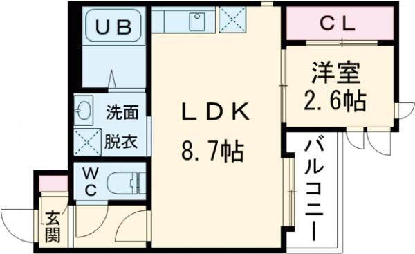 福岡県福岡市西区周船寺３ 九大学研都市駅 1LDK アパート 賃貸物件詳細