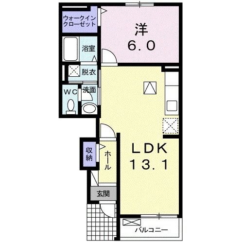 福島県福島市佐倉下字二本榎 福島駅 1LDK アパート 賃貸物件詳細