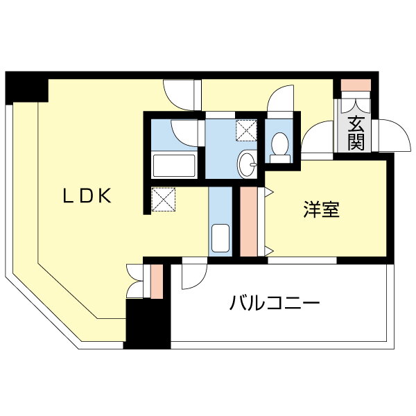 福岡県福岡市中央区港１ 大濠公園駅 1LDK マンション 賃貸物件詳細