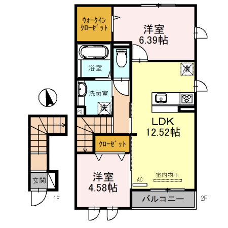 兵庫県姫路市苫編 英賀保駅 2LDK アパート 賃貸物件詳細