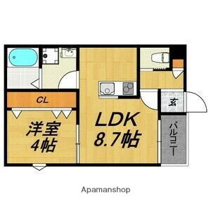 愛知県一宮市末広１ 尾張一宮駅 1LDK アパート 賃貸物件詳細