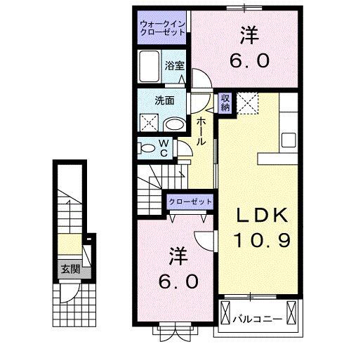 京都府福知山市字正明寺 福知山駅 2LDK アパート 賃貸物件詳細