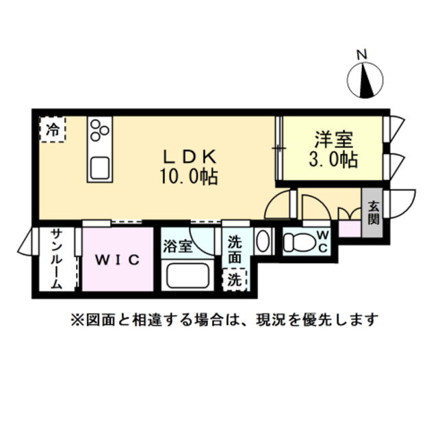 Ｎ’ｅｎｕｐｈａｒＡ棟 1階 1LDK 賃貸物件詳細