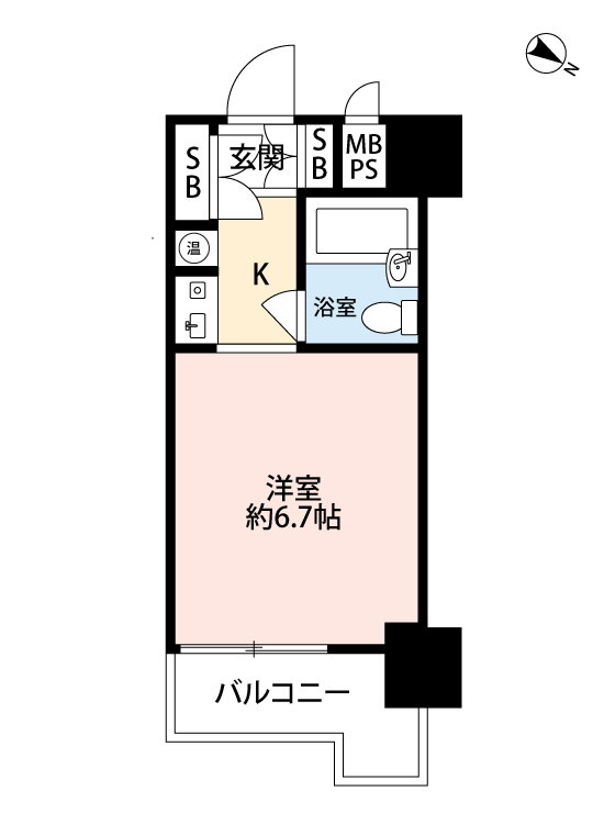 福岡県福岡市早良区西新１ 西新駅 1K マンション 賃貸物件詳細
