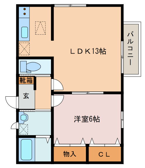 滋賀県草津市草津町 草津駅 1LDK アパート 賃貸物件詳細