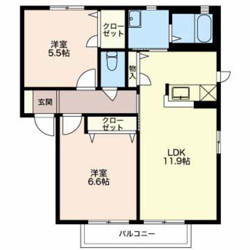 新潟県上越市木田２ 春日山駅 2LDK アパート 賃貸物件詳細