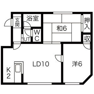 北海道札幌市豊平区平岸四条７ 平岸駅 2LDK アパート 賃貸物件詳細