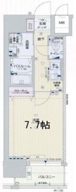兵庫県神戸市兵庫区門口町 兵庫駅 1K マンション 賃貸物件詳細