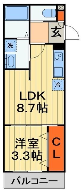 千葉県千葉市中央区長洲２ 本千葉駅 1LDK アパート 賃貸物件詳細