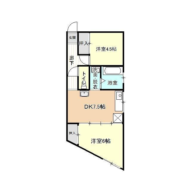 東京都江戸川区平井６ 平井駅 2DK マンション 賃貸物件詳細