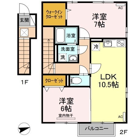 愛媛県松山市堀江町 堀江駅 2LDK アパート 賃貸物件詳細