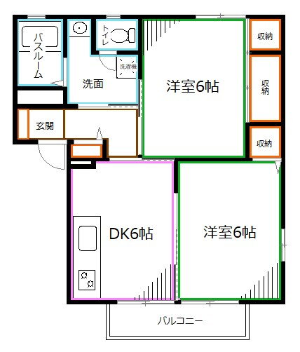 東京都中野区鷺宮５ 鷺ノ宮駅 2DK アパート 賃貸物件詳細