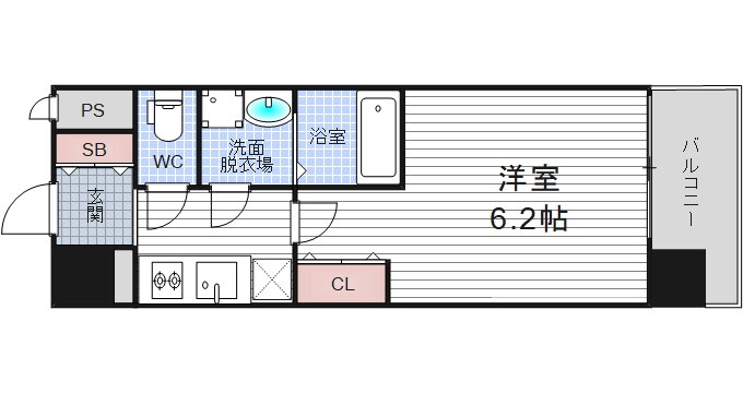 大阪府大阪市北区中津６ 中津駅 1K マンション 賃貸物件詳細