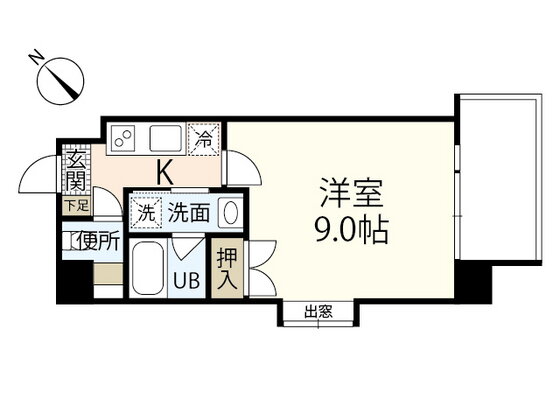 広島県広島市西区中広町２ 寺町駅 1K マンション 賃貸物件詳細