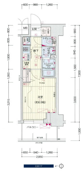 プレサンス梅田北ディア 2階 1K 賃貸物件詳細