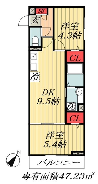 千葉県船橋市海神３ 船橋駅 2DK アパート 賃貸物件詳細
