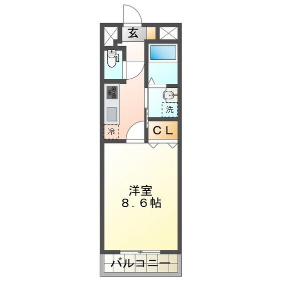 シャインパーク 1階 1K 賃貸物件詳細