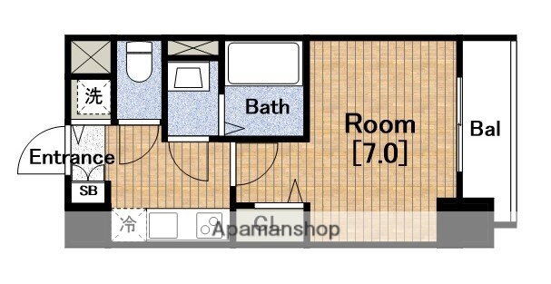 大阪府大阪市西区川口３ 九条駅 1K マンション 賃貸物件詳細