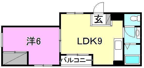 愛媛県松山市永木町１ 勝山町駅 1LDK マンション 賃貸物件詳細