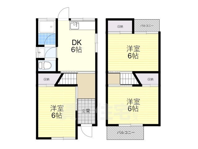 大阪府枚方市長尾家具町２ 長尾駅 3DK 一戸建て 賃貸物件詳細