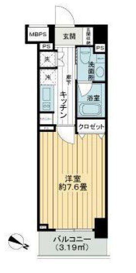 東京都台東区日本堤２ 三ノ輪駅 1K マンション 賃貸物件詳細