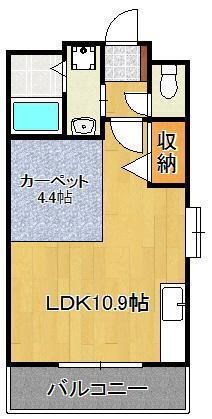 福岡県宮若市福丸 直方駅 1LDK アパート 賃貸物件詳細