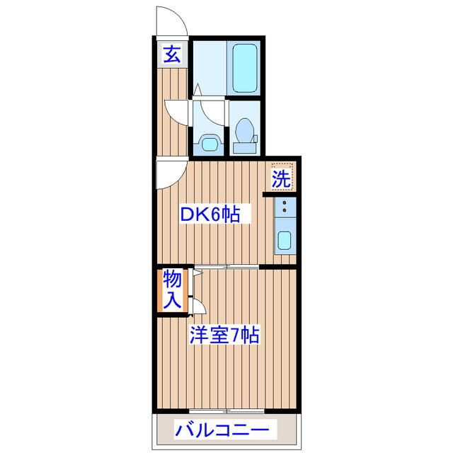 宮城県仙台市青葉区千代田町 北山駅 1DK アパート 賃貸物件詳細
