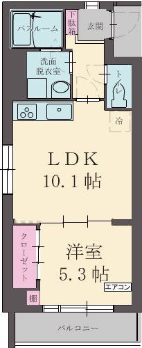 エイトバード東静岡 6階 1LDK 賃貸物件詳細