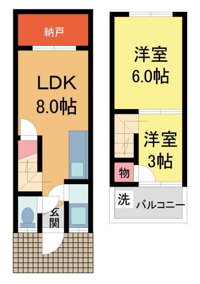 兵庫県伊丹市荒牧南４ 中山寺駅 2LDK 一戸建て 賃貸物件詳細