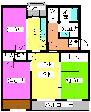 福岡県福岡市南区的場２ 井尻駅 3LDK マンション 賃貸物件詳細