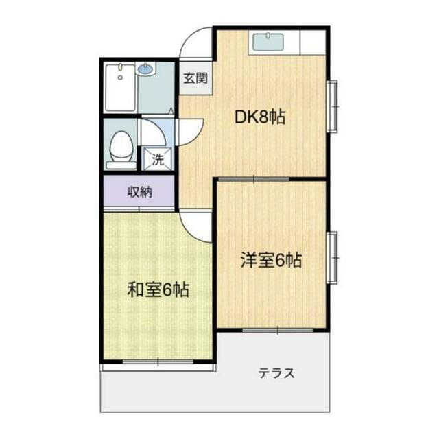 東京都稲城市坂浜 若葉台駅 2DK アパート 賃貸物件詳細