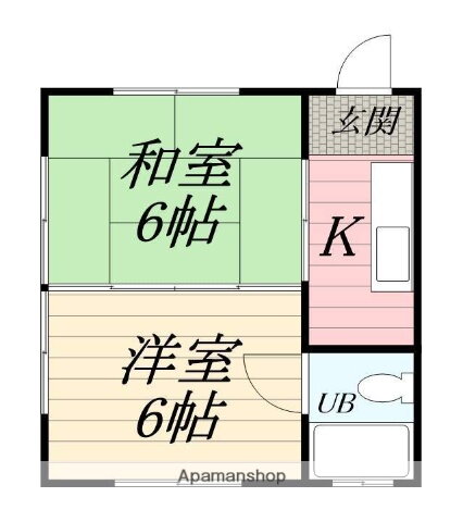 神奈川県平塚市河内 平塚駅 2K アパート 賃貸物件詳細
