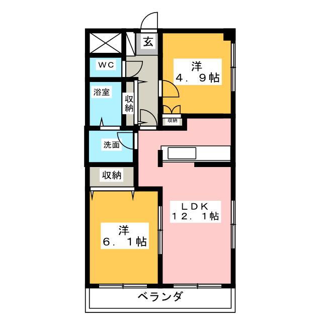 愛知県清須市西田中蓮池 新清洲駅 2LDK マンション 賃貸物件詳細
