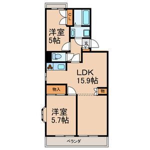 千葉県千葉市花見川区さつきが丘１ 新検見川駅 2LDK マンション 賃貸物件詳細