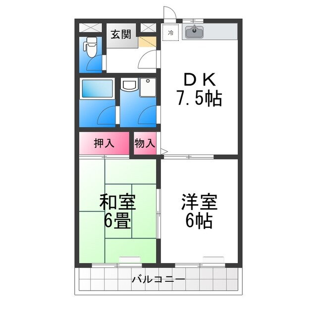 大阪府堺市西区鳳北町８ 津久野駅 2DK アパート 賃貸物件詳細