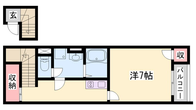 兵庫県加東市社 社町駅 1K アパート 賃貸物件詳細