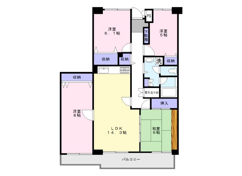 埼玉県所沢市小手指町１ 小手指駅 4LDK マンション 賃貸物件詳細