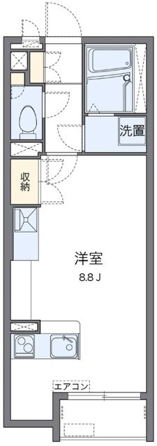 ミランダＨＫ 2階 ワンルーム 賃貸物件詳細