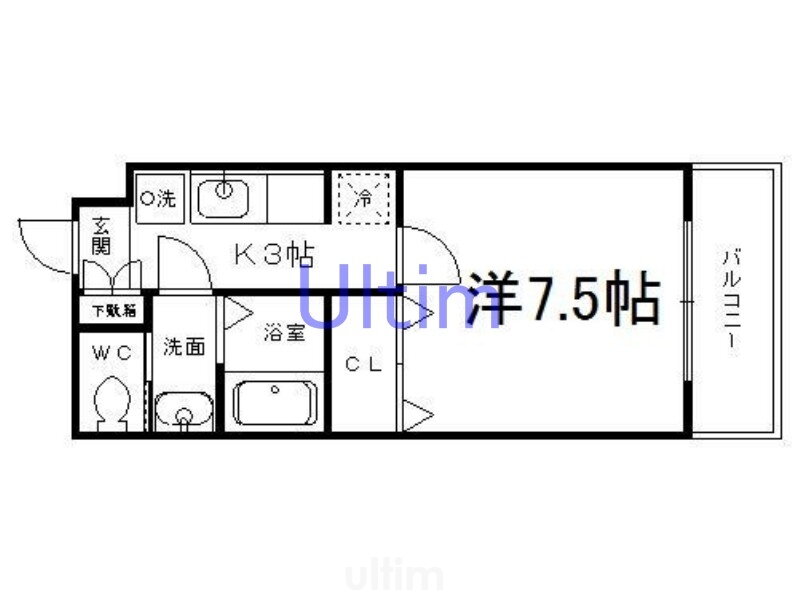 京都府京都市伏見区深草西浦町７ 竹田駅 1K マンション 賃貸物件詳細