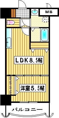 福岡県福岡市博多区築港本町 呉服町駅 1LDK マンション 賃貸物件詳細