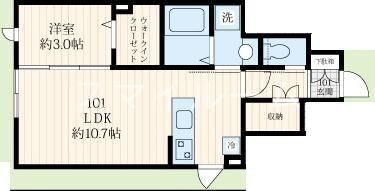 東京都大田区下丸子４ 下丸子駅 1LDK アパート 賃貸物件詳細