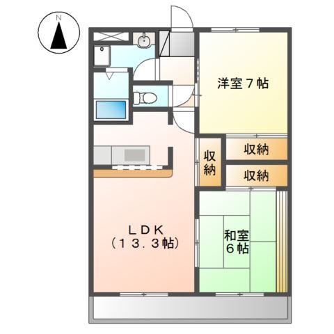 愛知県尾張旭市向町１ 尾張旭駅 2LDK マンション 賃貸物件詳細
