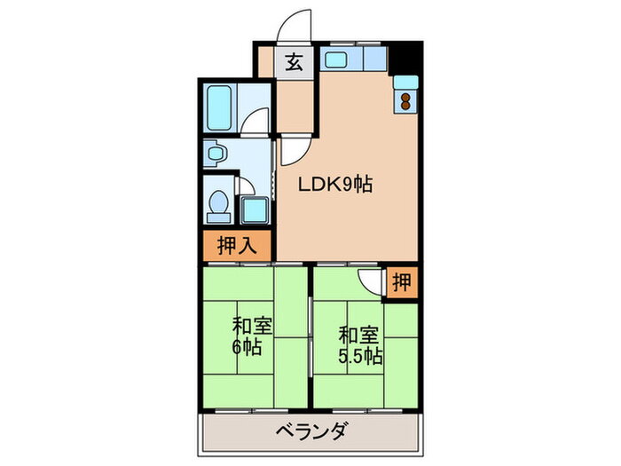 大阪府大阪市東住吉区東田辺１ 駒川中野駅 2LDK マンション 賃貸物件詳細