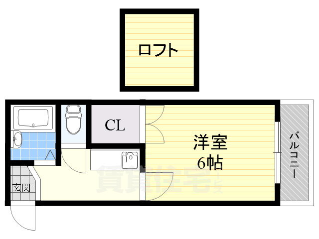 大阪府高槻市土橋町 高槻市駅 1K アパート 賃貸物件詳細