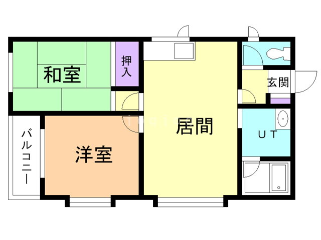 北海道函館市赤川１ 五稜郭駅 2LDK アパート 賃貸物件詳細